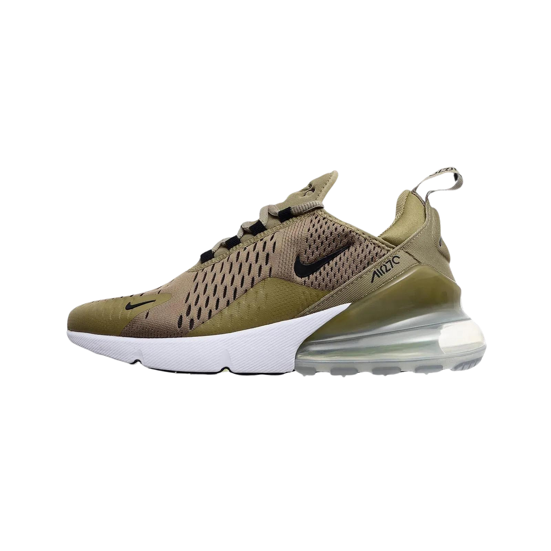 Nike Air Max 270 Shoes Black Khaki White Nike