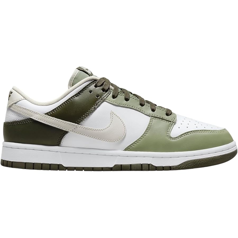 Nike Dunk Low Shoe White Light Bone-oil Green Nike