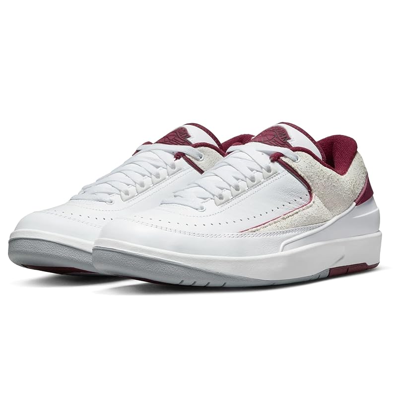 Nike Jordan Men's 2 Retro Low Cherrywood White Cherrywood Red Nike