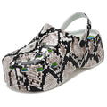 Luxeara MEGA CRUSH Clogs Women's Multi Color Sandals Serpentine Luxeara