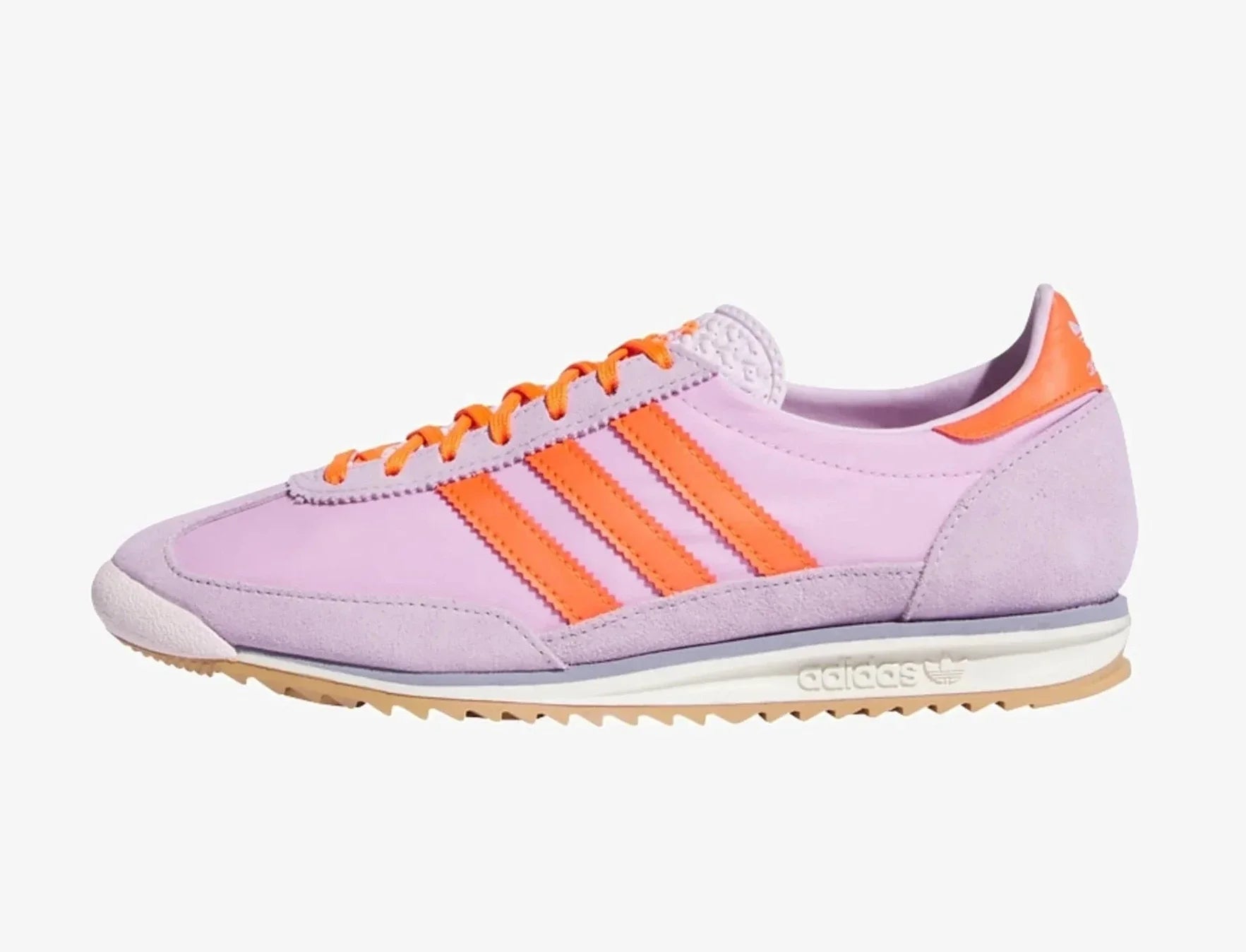 adidas Women's Originals SL 72 OG SHOES Ice Lavender Impact Orange Silver Violet Luxeara