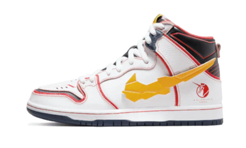 Nike SB Dunk High Shoes White Amarillo Gundam RX-0 Unicorn Nike