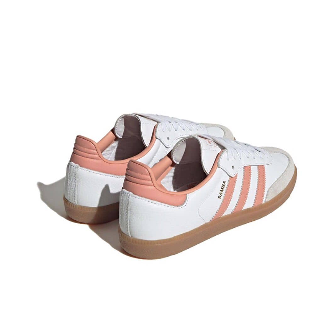 Adidas Samba OG Shoes Cloud White Pink Luxeara