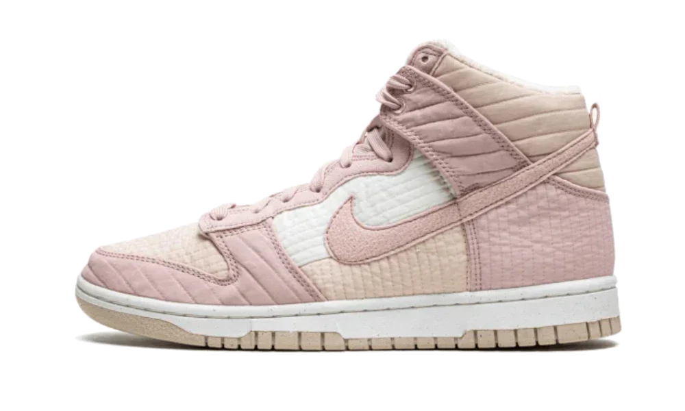 Nike Dunk High Shoes Rusty Pink White Nature Pink Oxford Nike