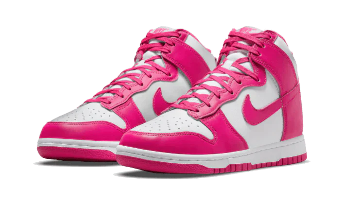 Nike Dunk High Shoes Pink Prime White Nike