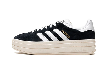 adidas Originals Gazelle Bold Shoes Core Black White Luxeara