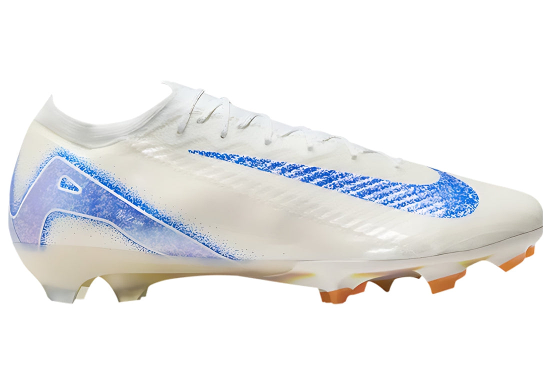Nike Mercurial Vapor 16 Elite Blueprint FG Low-Top Soccer Cleats White Racer Blue Luxeara