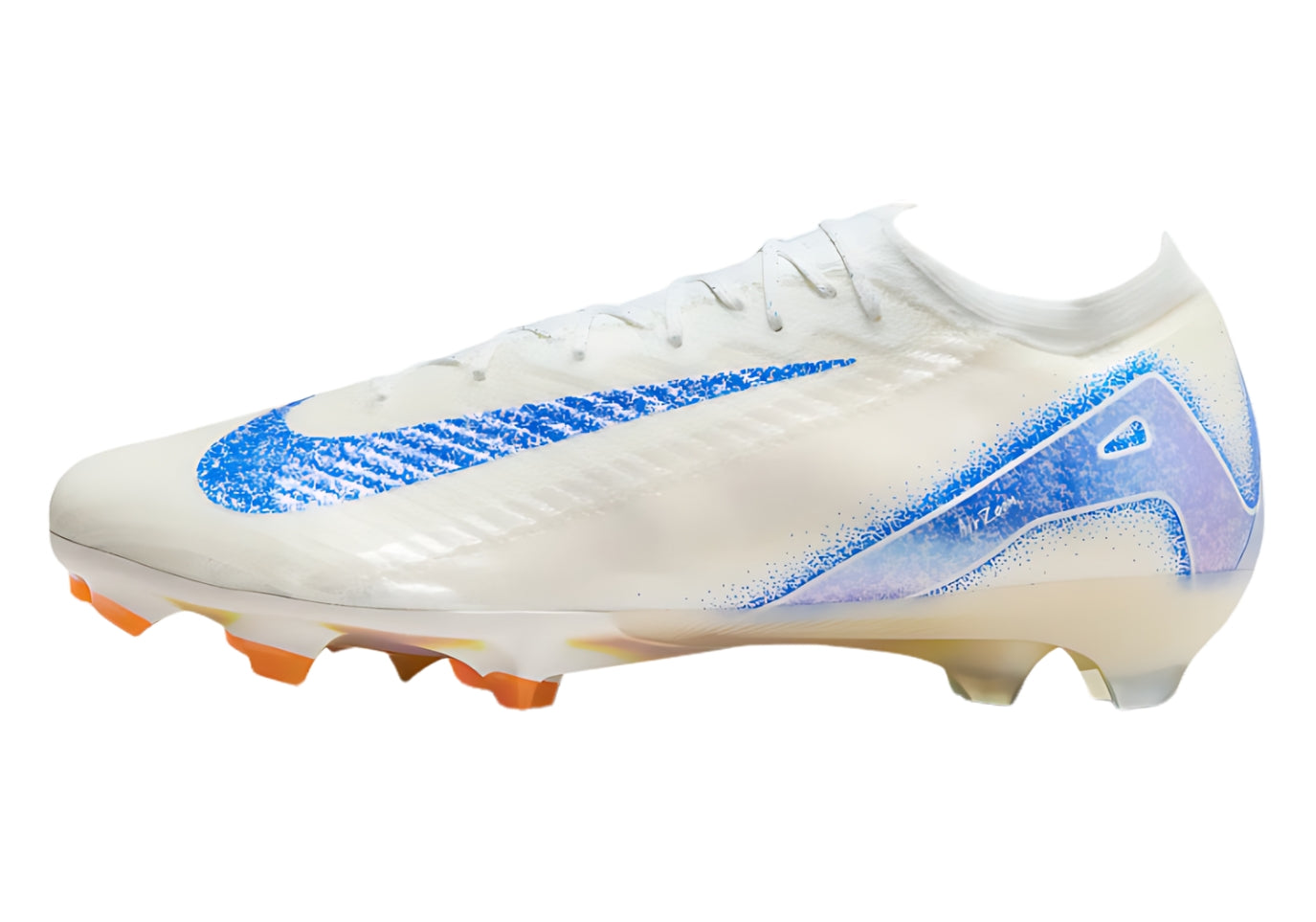 Nike Mercurial Vapor 16 Elite Blueprint FG Low-Top Soccer Cleats White Racer Blue Luxeara