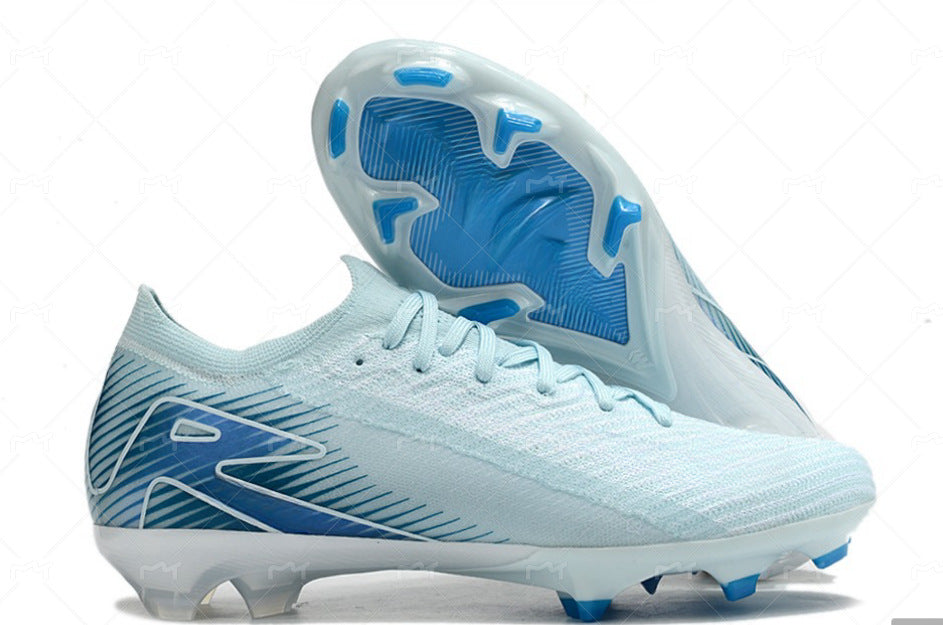 Nike Mercurial Vapor 16 Elite Blueprint FG Low-Top Soccer Cleats White Blue Luxeara