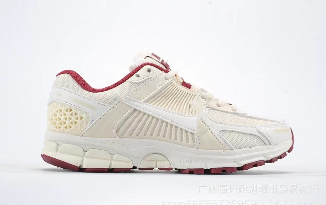 Nike Air Zoom Vomero 5 Shoes Sail Pale Ivory Team Red Sail Luxeara