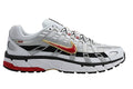 Nike P-6000 Premium Shoes White Metallic Platinum Varsity Red Nike