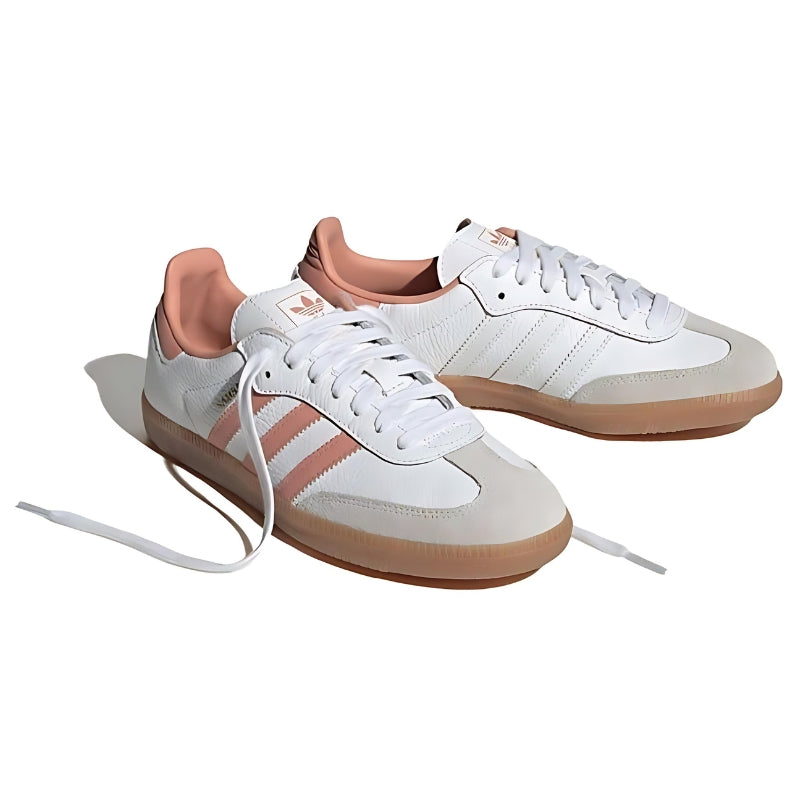 Adidas Samba OG Shoes Cloud White Pink Luxeara