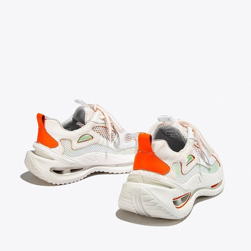 Casual Platform Sneakers Leather Women's Shoes Luxeara