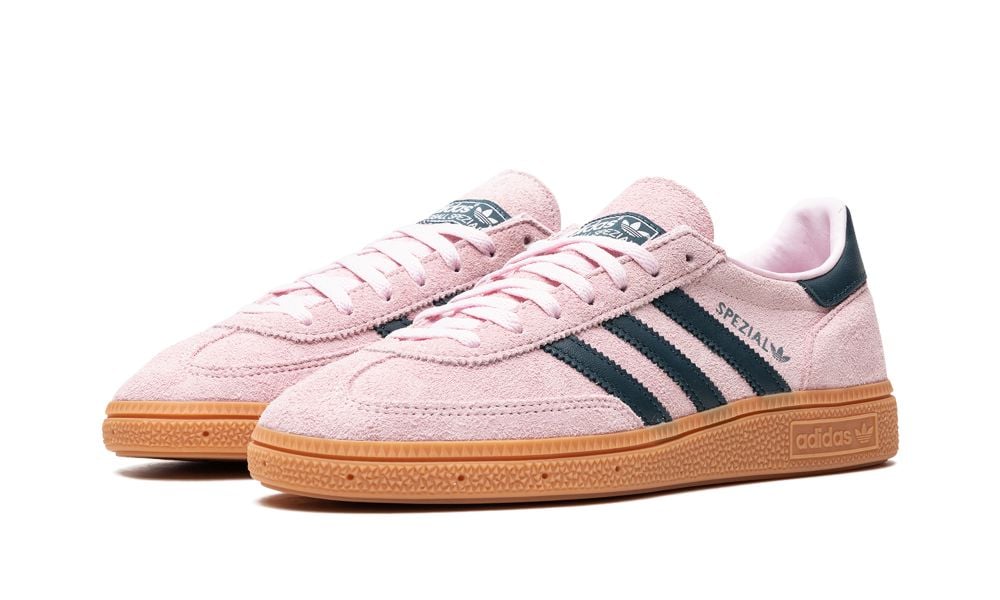 adidas Originals Handball Spezial Shoes Clear Pink Arctic Night Gum Luxeara