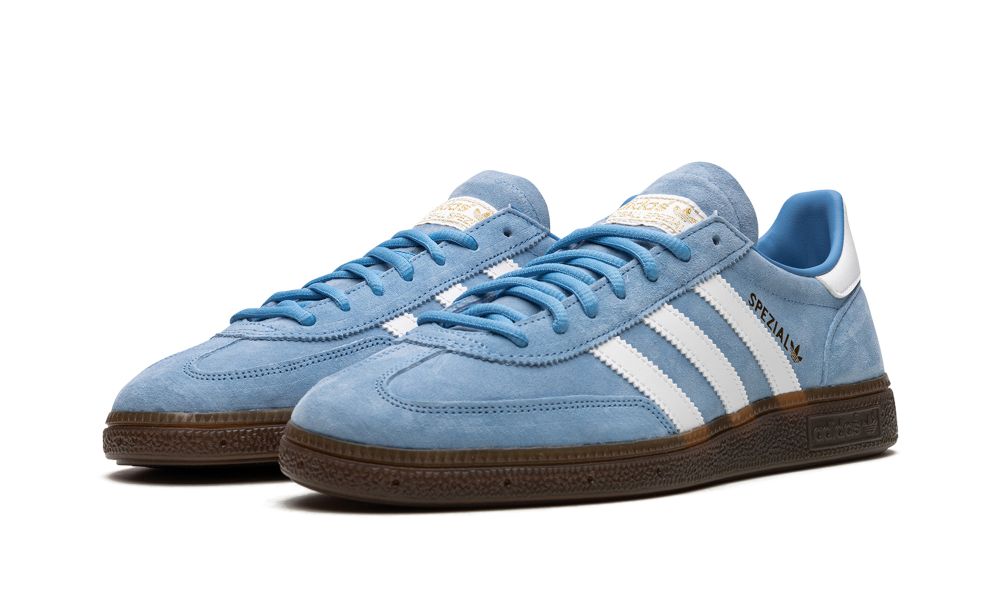 adidas Originals Handball Spezial Shoes Light Blue Cloud White Gum Luxeara