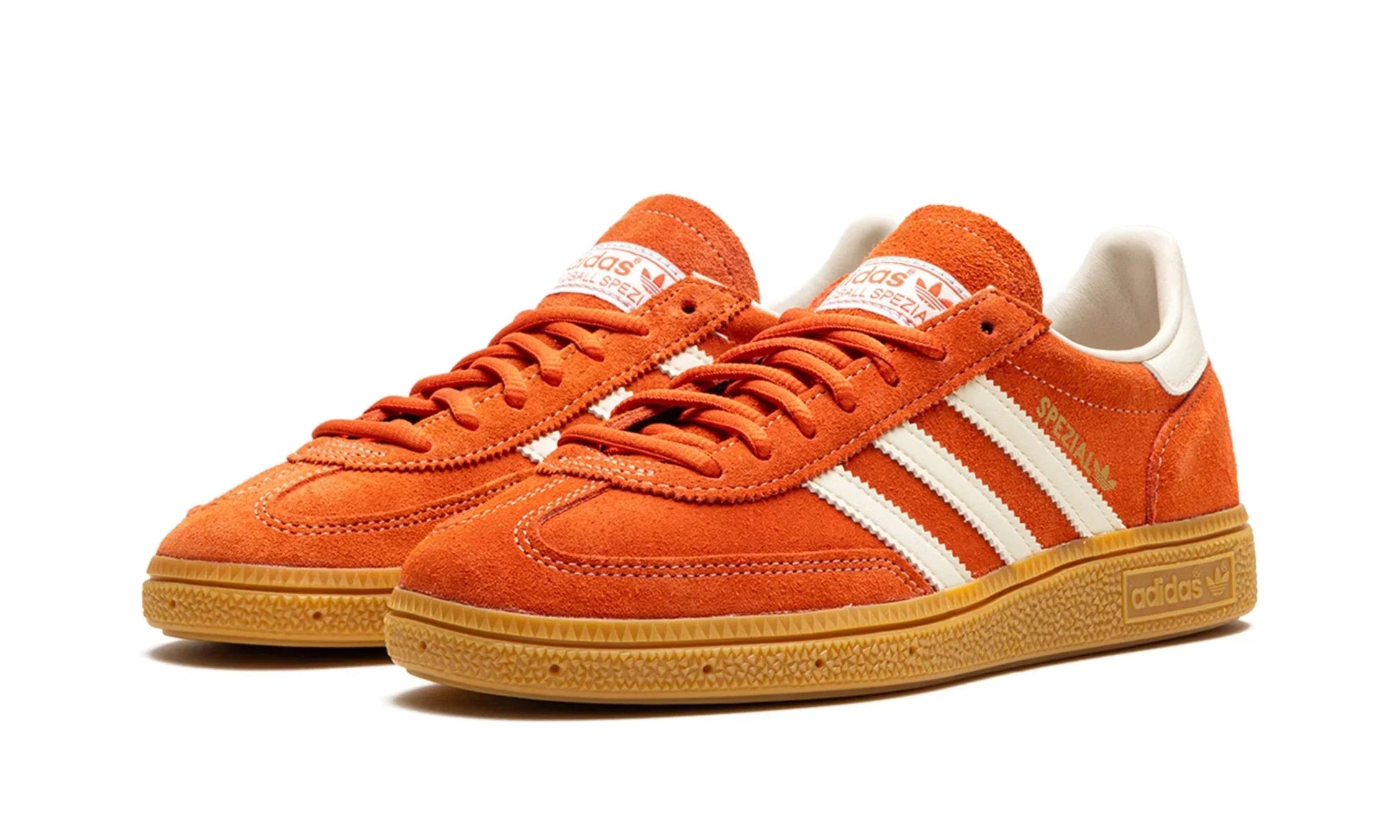 adidas Originals Handball Spezial Shoes Orange Cream White Crystal White Luxeara