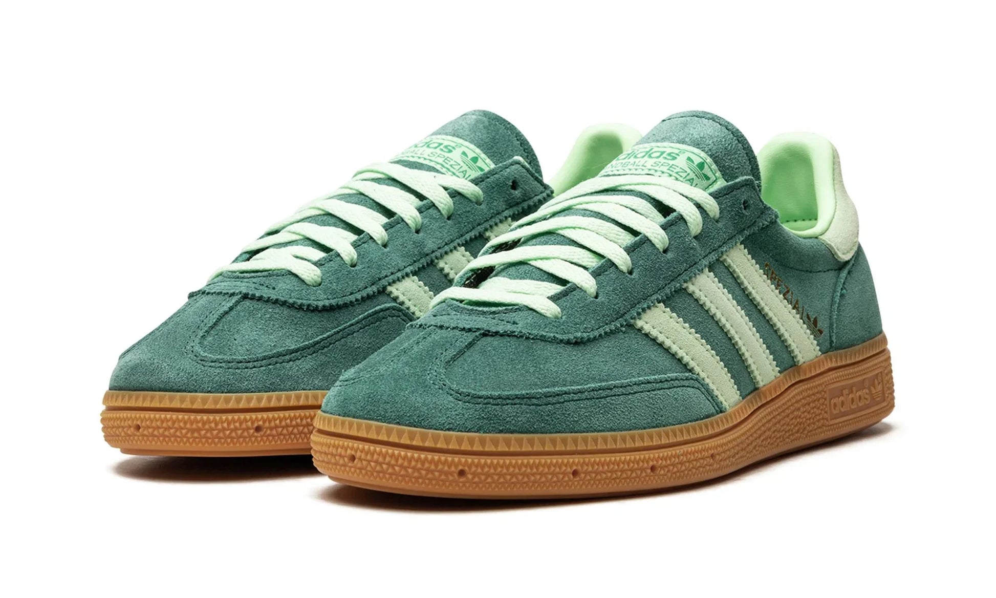 adidas Originals Handball Spezial Shoes Green Cream White Crystal White Luxeara