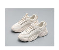 Casual Thick-soled White Sneakers Women Ins Trendy Shoes Beige Luxeara
