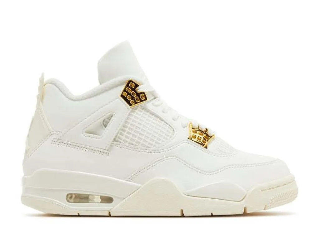 Nike Air Jordan 4 Retro Women's Shoes Metallic Gold Nike