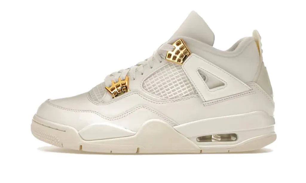 Nike Air Jordan 4 Retro Women's Shoes Metallic Gold Nike
