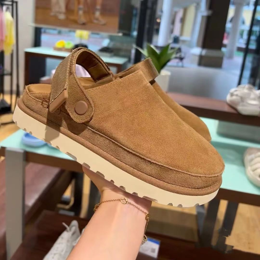 Women's Goldenstar Clogs Soft Sole Non-slip Shoes Yellow Luxeara