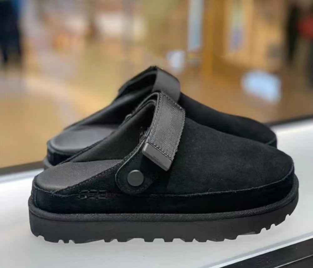 Women's Goldenstar Clogs Soft Sole Non-slip Shoes Black Luxeara