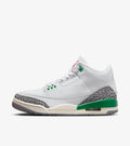 Nike Air Jordan 3 Retro Shoes Green Gray White Nike