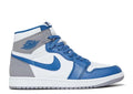 Nike Air Jordan 1 Retro High OG First in Flight Women's Shoes Blue Gray White Nike