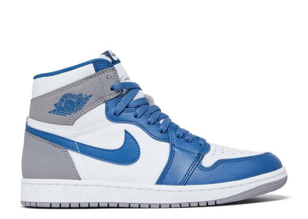 Nike Air Jordan 1 Retro High OG First in Flight Women's Shoes Blue Gray White Nike
