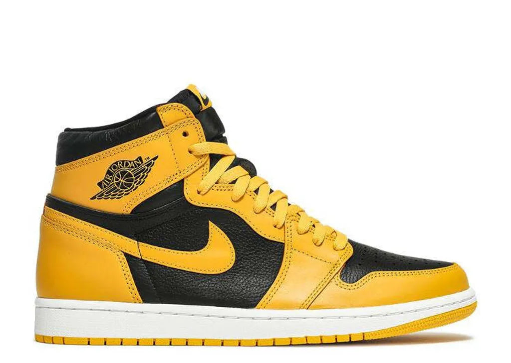 Nike Air Jordan 1 Retro High OG First in Flight Women's Shoes Yellow Black Nike