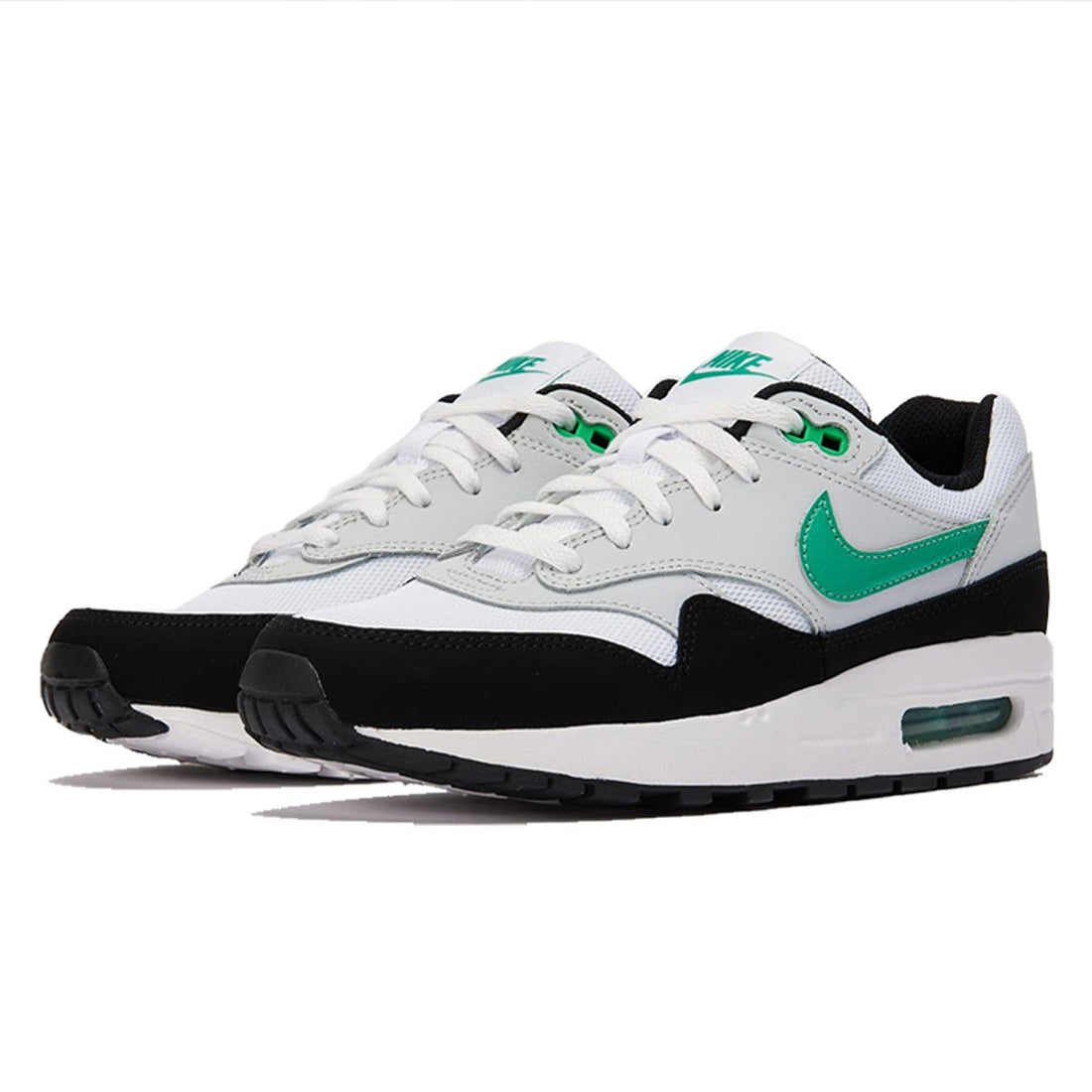 Nike Air Max 1 Shoes White Green Black Stadium Green Nike