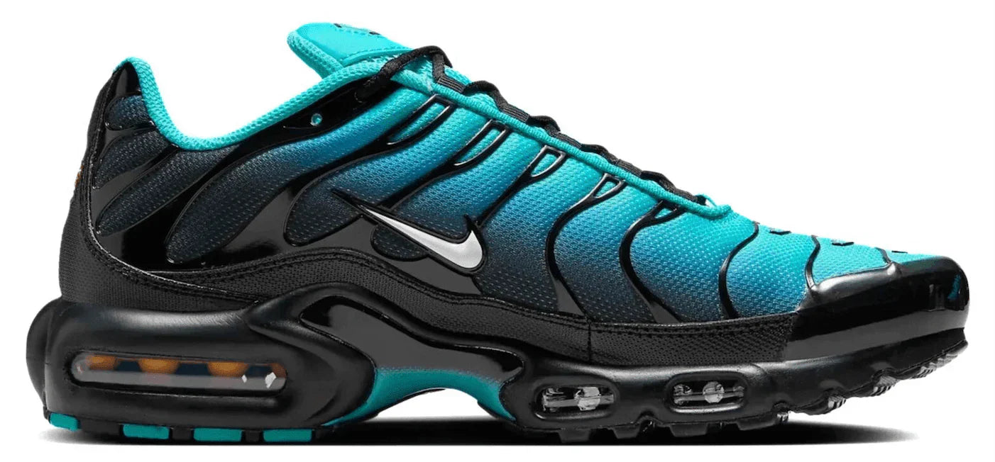 Nike Air Max Plus Men's Shoes Light Retro Black White Summit White Palm Caribbean Sea Nike