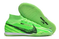 Nike Mercurial Superfly 9 Academy Multi-Ground High-Top Soccer Cleats Green Strike Stadium Green Black Luxeara