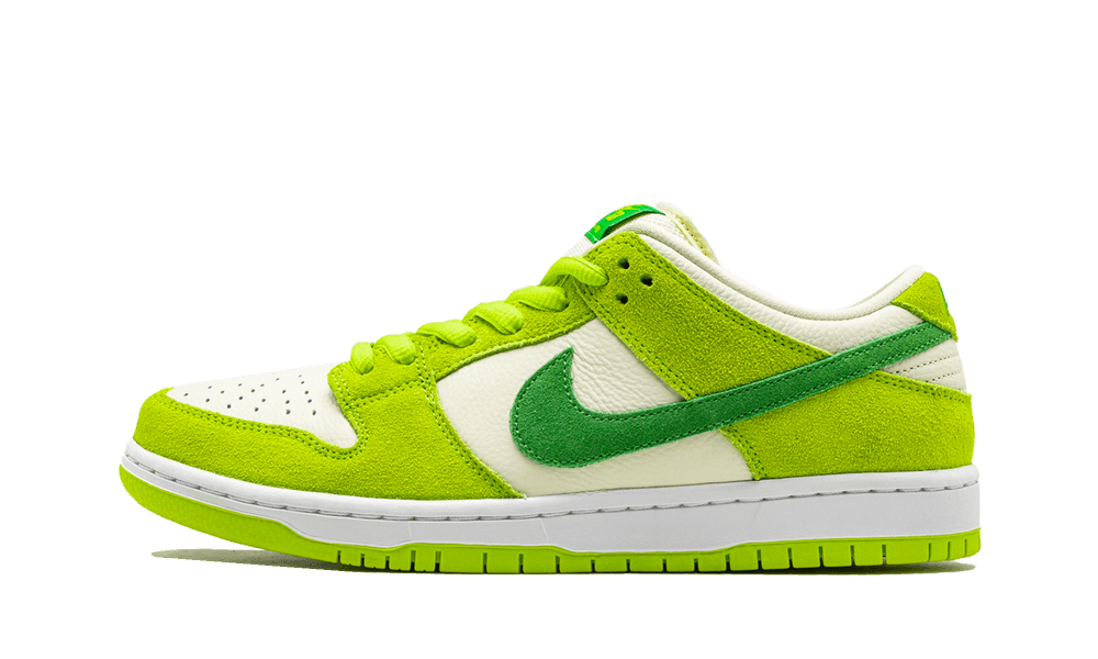 Nike SB Dunk Low White Green Apple Luxeara