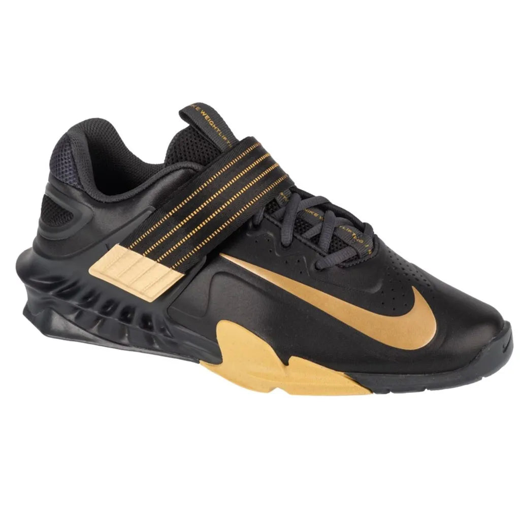 Nike Savaleos Weightlifting Shoes Gold Black Nike
