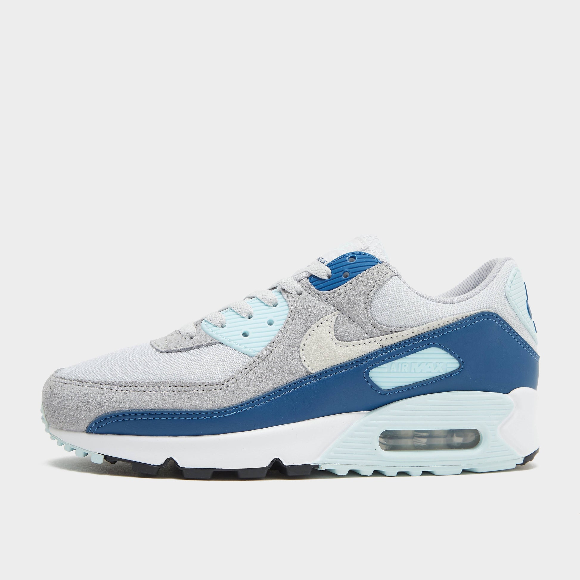 Nike Air Max 90 Shoes Pure Platinum Glacier Blue Court Blue White Nike