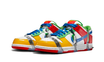 Nike SB Dunk Low Shoes White Hyper Royal Mean Green Luxeara